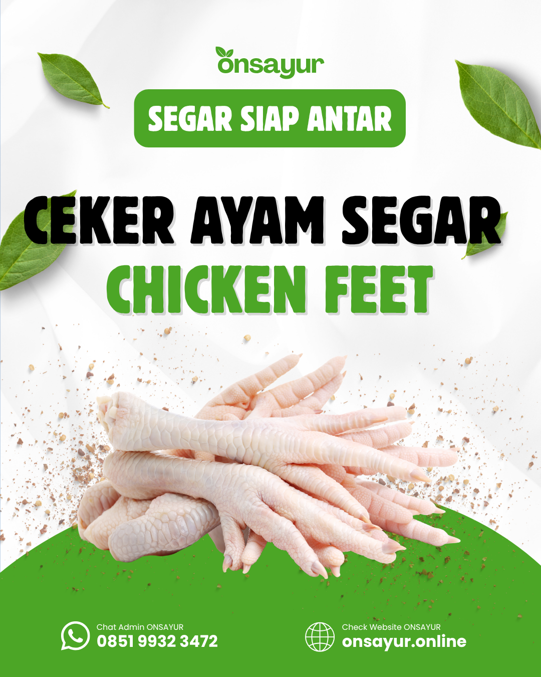 Ceker Ayam Segar / Chicken Feet