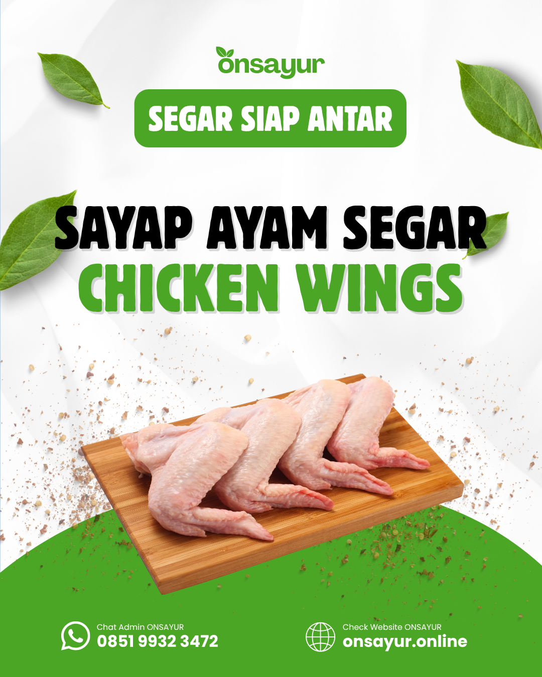 Sayap Ayam Segar / Chicken Wings 